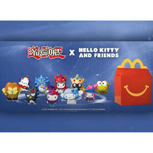 Mcdonald's yu-gi-oh x hello kitty PRICE FOR ONLY ONE. Message for one you want